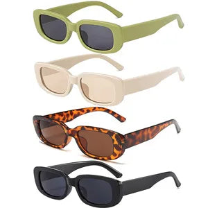 Vintage Fashion Rectangular UV400 Eyewear