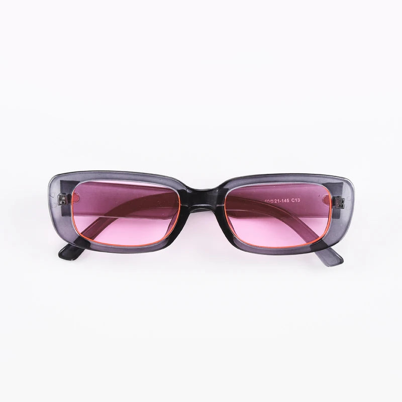 Vintage Fashion Rectangular UV400 Eyewear