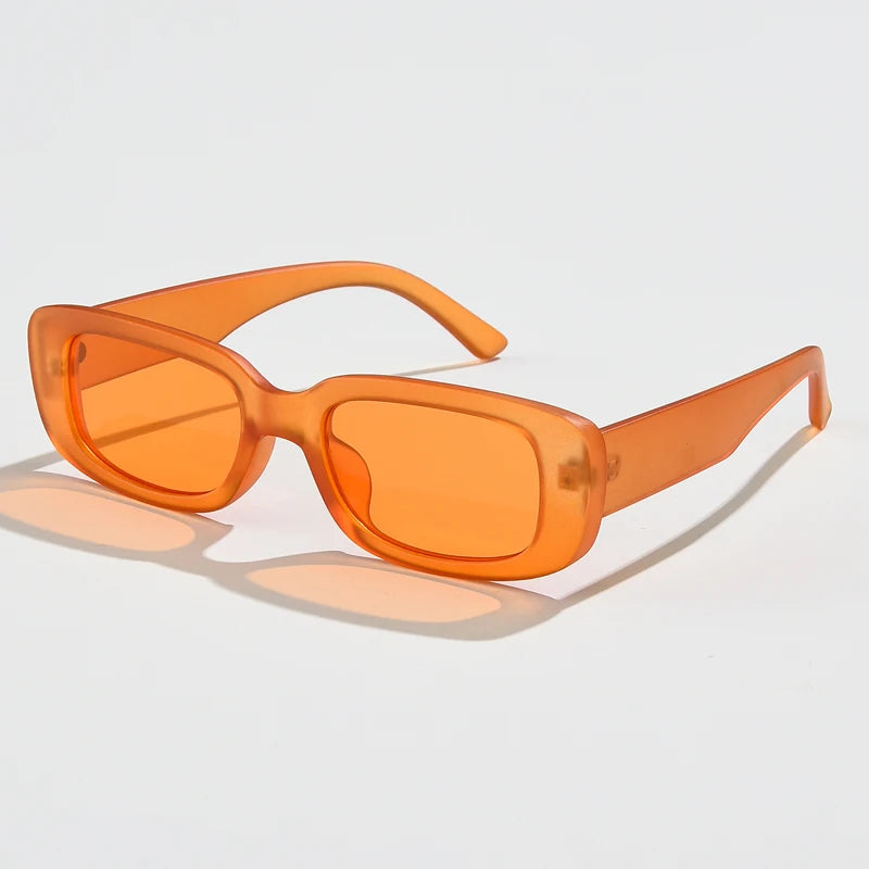 Vintage Fashion Rectangular UV400 Eyewear