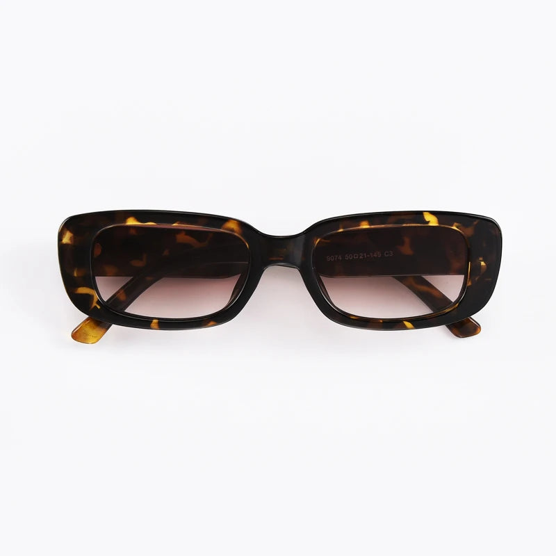 Vintage Fashion Rectangular UV400 Eyewear